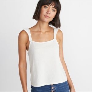 Marine Layer Heidi Tank in Antique White Size S